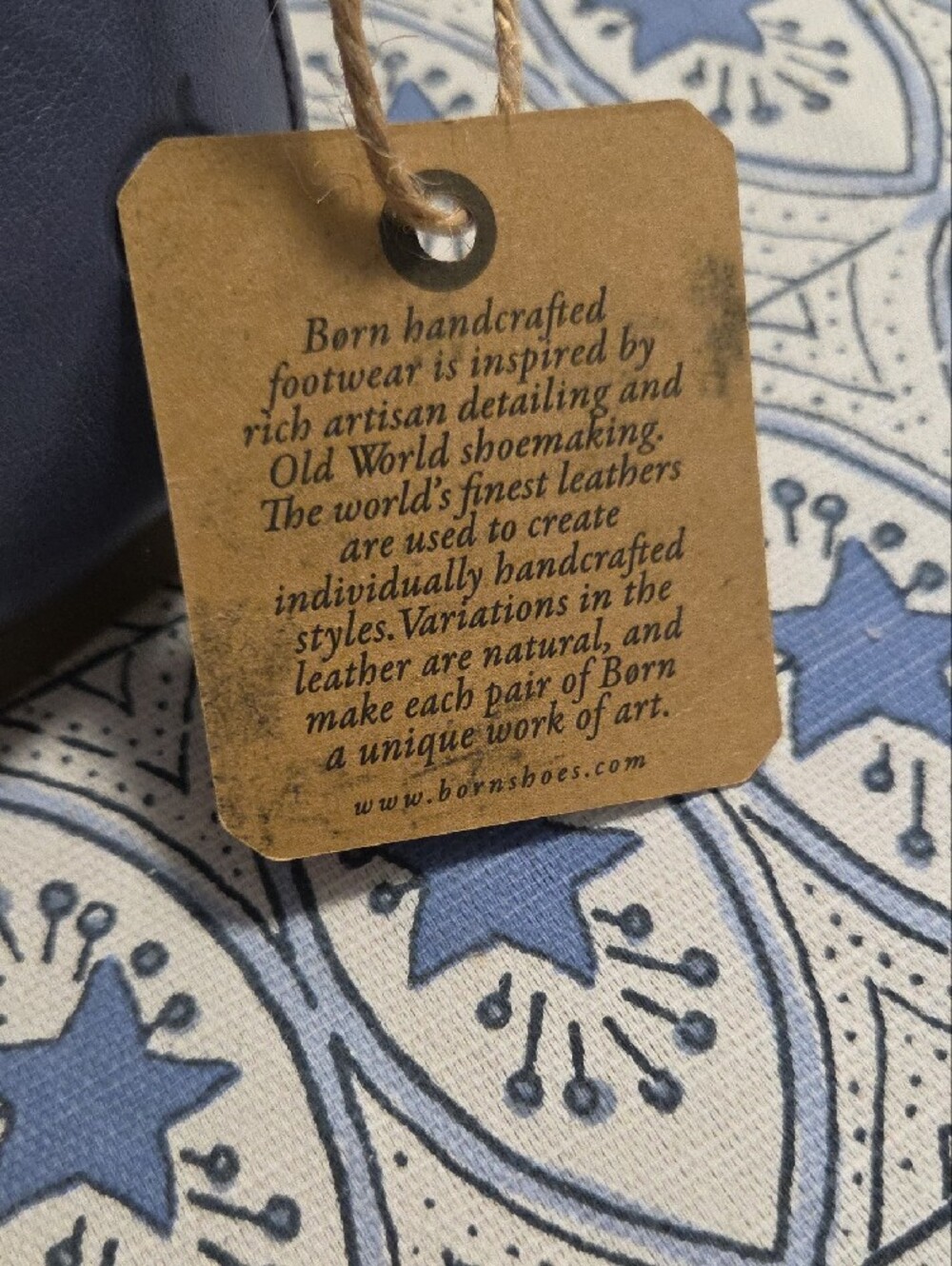 Born Blue Leather Slip-On Ballet Flats - Picture 4 of 7